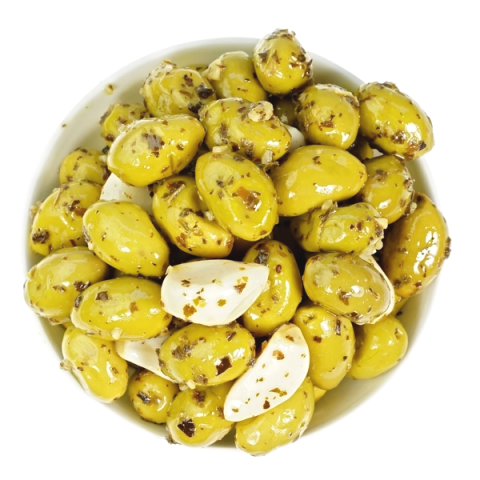 Olives Ail basilic